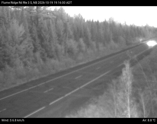 Web Cam image of Flume Ridge (NB Highway 3)