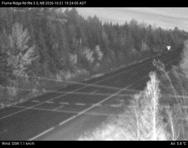 Web Cam image of Flume Ridge (NB Highway 3)