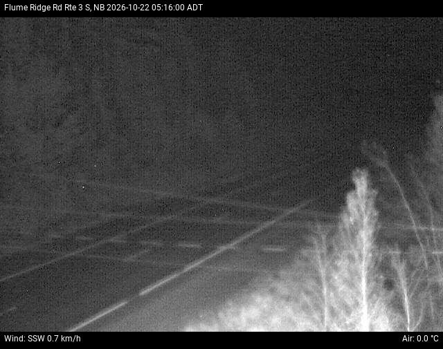 Web Cam image of Flume Ridge (NB Highway 3)