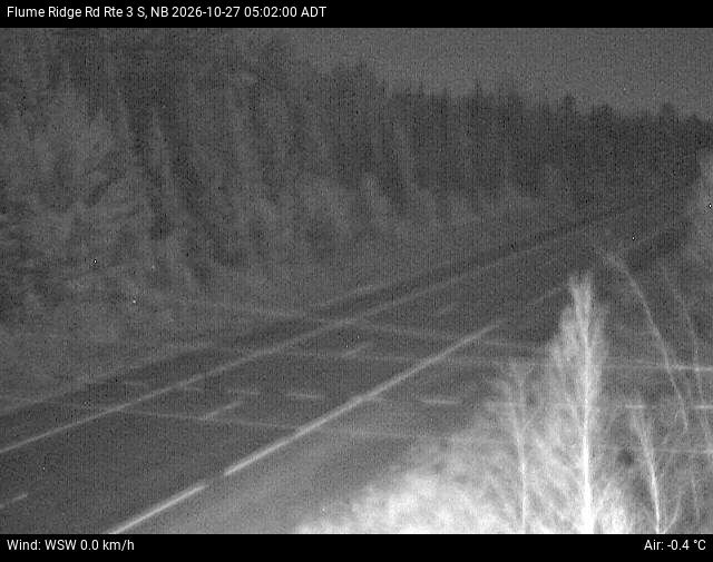 Web Cam image of Flume Ridge (NB Highway 3)
