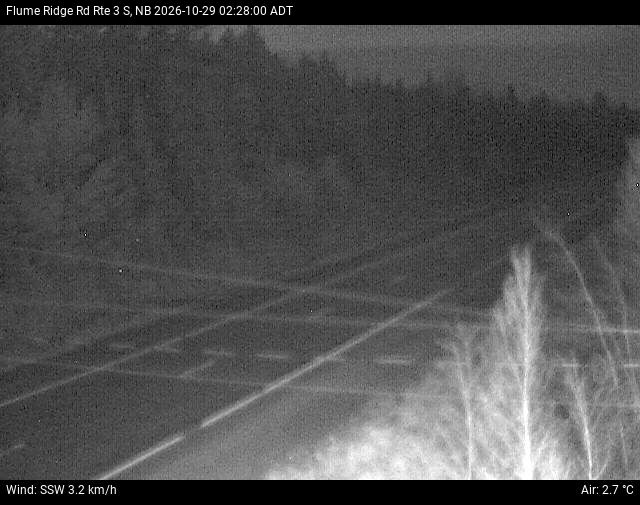 Web Cam image of Flume Ridge (NB Highway 3)