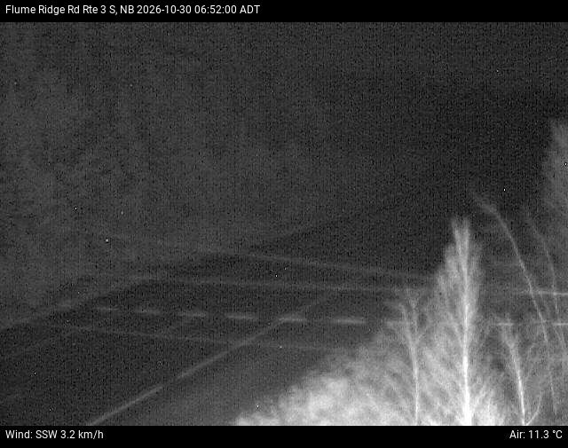 Web Cam image of Flume Ridge (NB Highway 3)