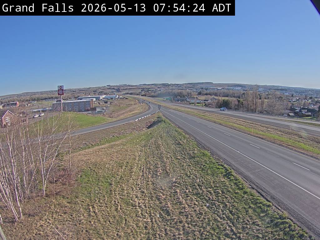 Web Cam image of Grand Falls (NB Highway 2)