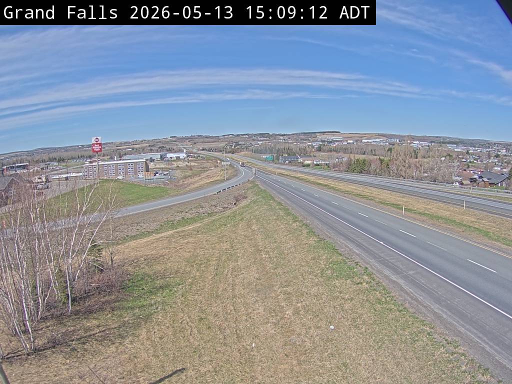 Web Cam image of Grand Falls (NB Highway 2)