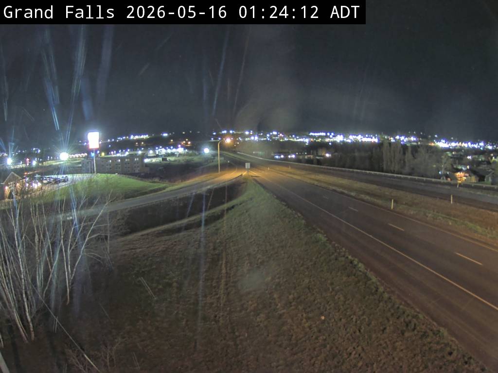 Web Cam image of Grand Falls (NB Highway 2)