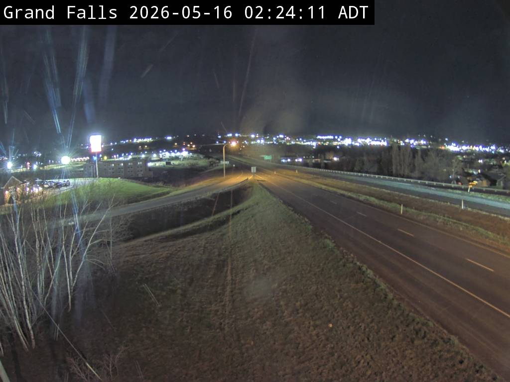 Web Cam image of Grand Falls (NB Highway 2)