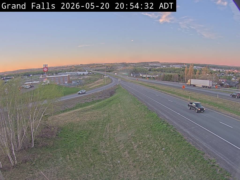Web Cam image of Grand Falls (NB Highway 2)
