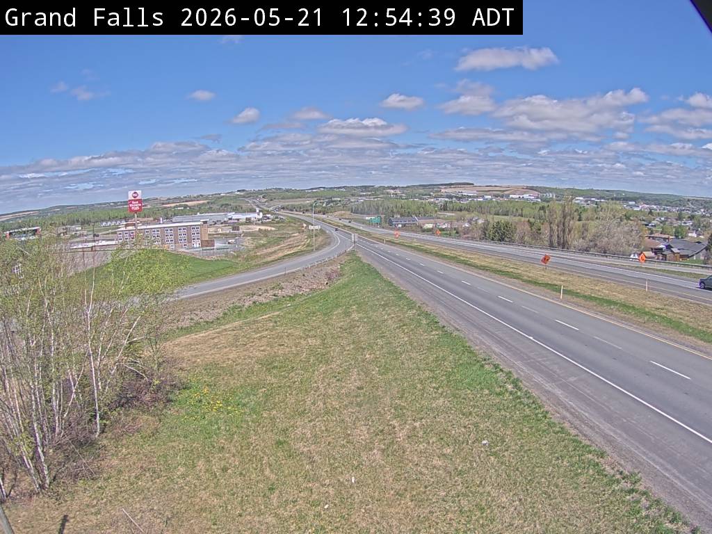 Web Cam image of Grand Falls (NB Highway 2)