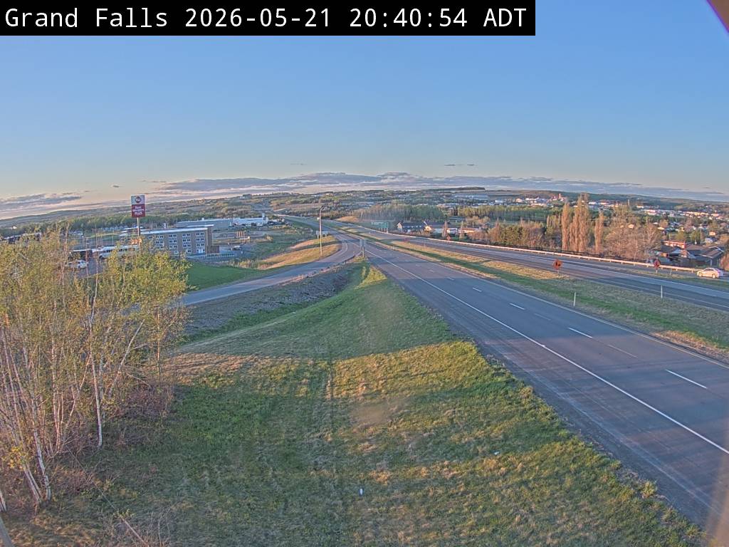 Web Cam image of Grand Falls (NB Highway 2)
