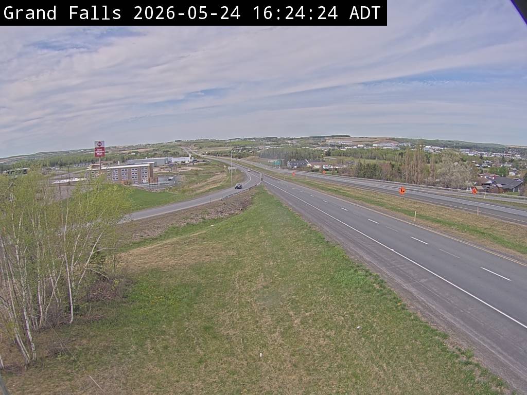 Web Cam image of Grand Falls (NB Highway 2)