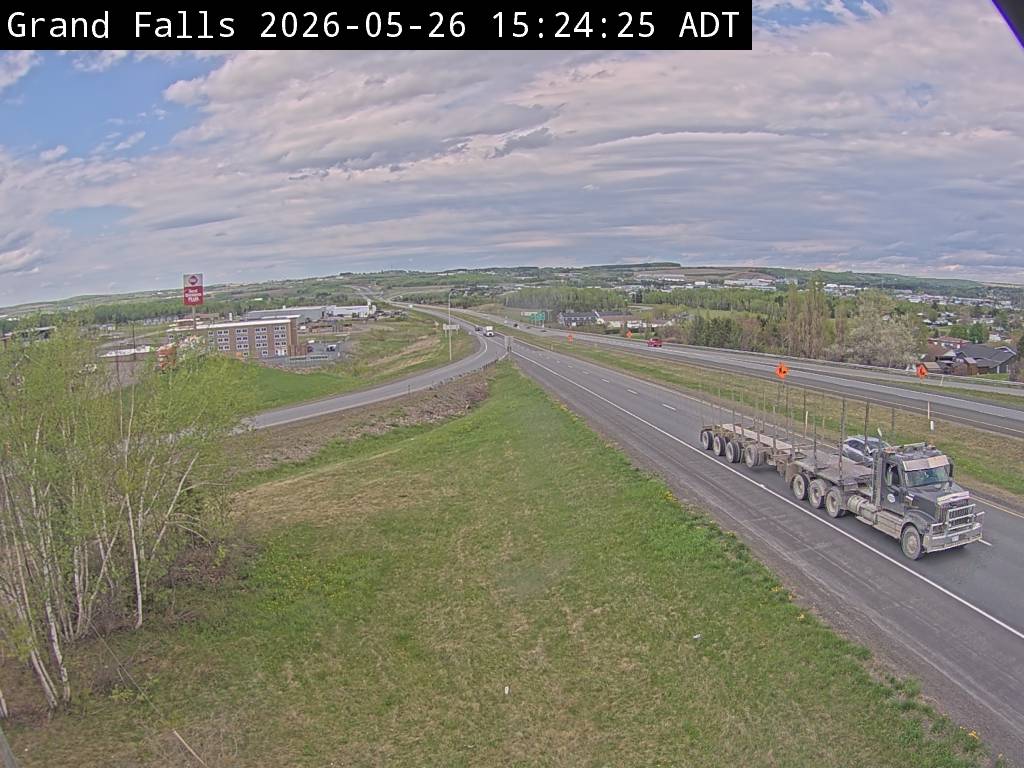 Web Cam image of Grand Falls (NB Highway 2)