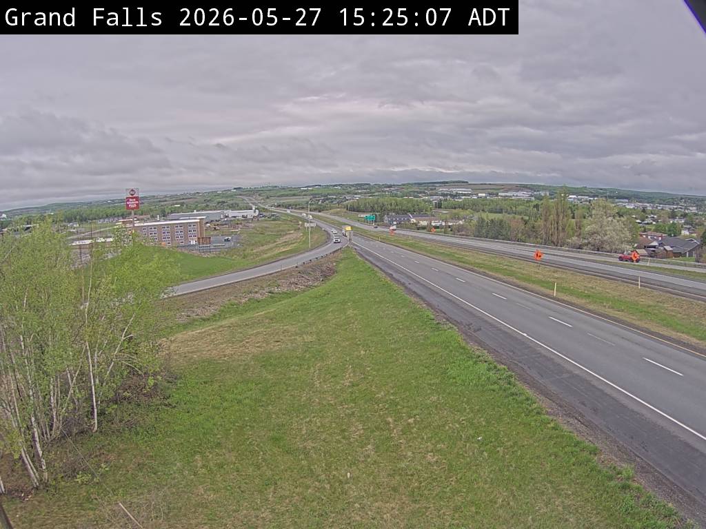 Web Cam image of Grand Falls (NB Highway 2)