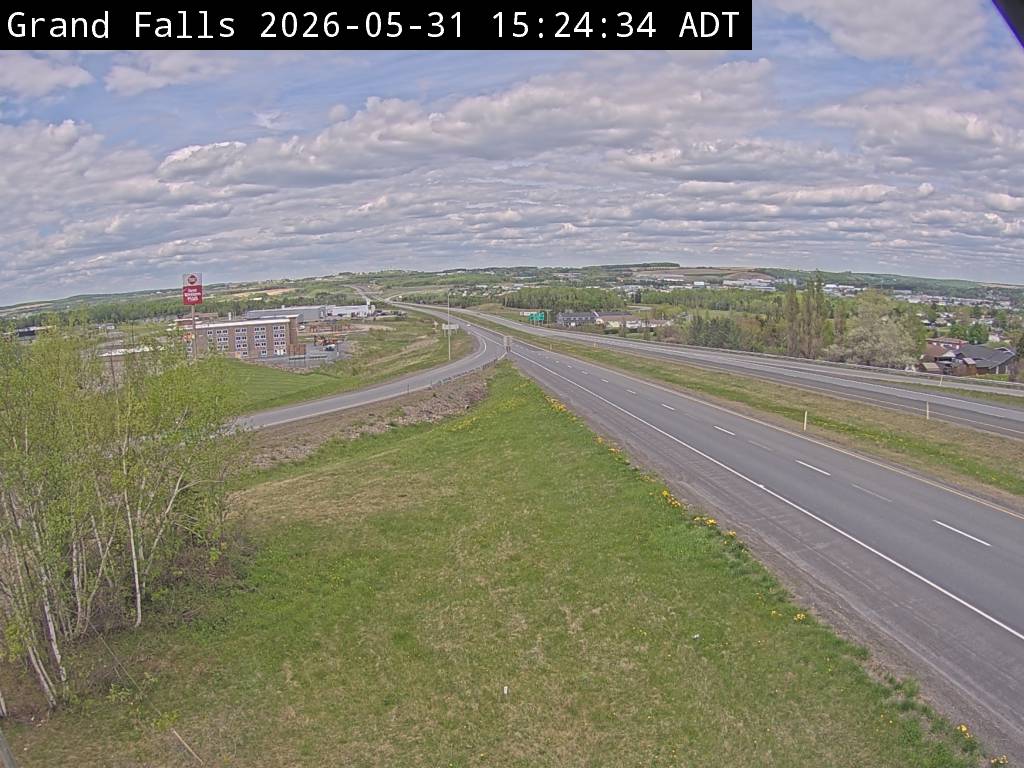 Web Cam image of Grand Falls (NB Highway 2)