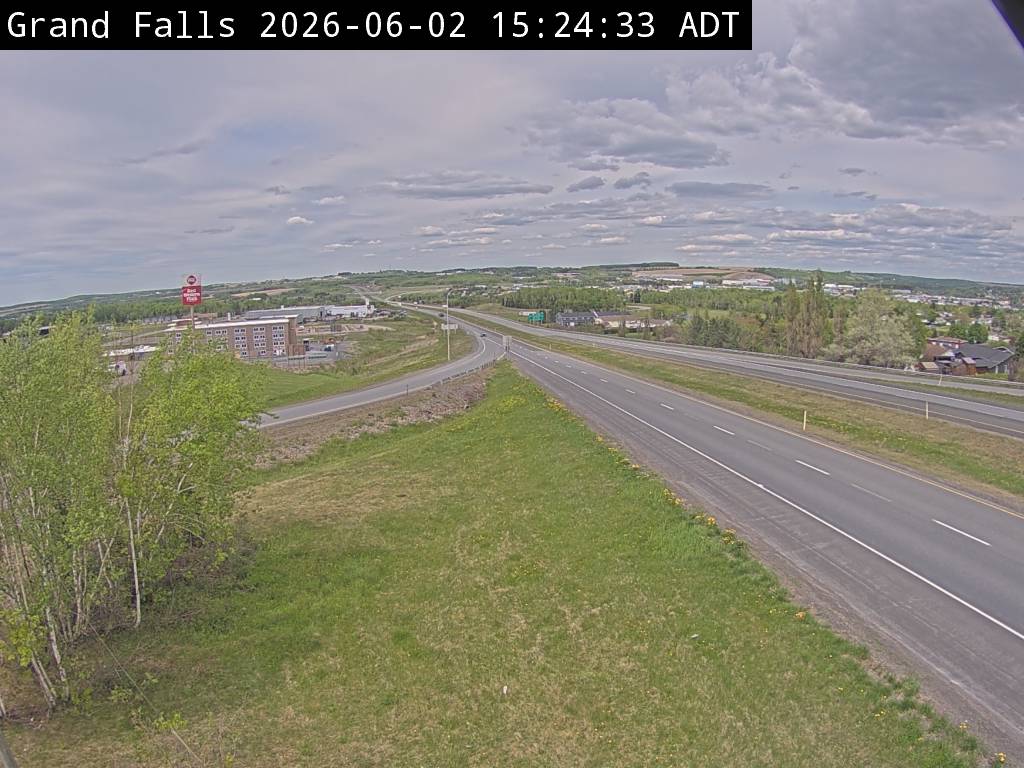 Web Cam image of Grand Falls (NB Highway 2)