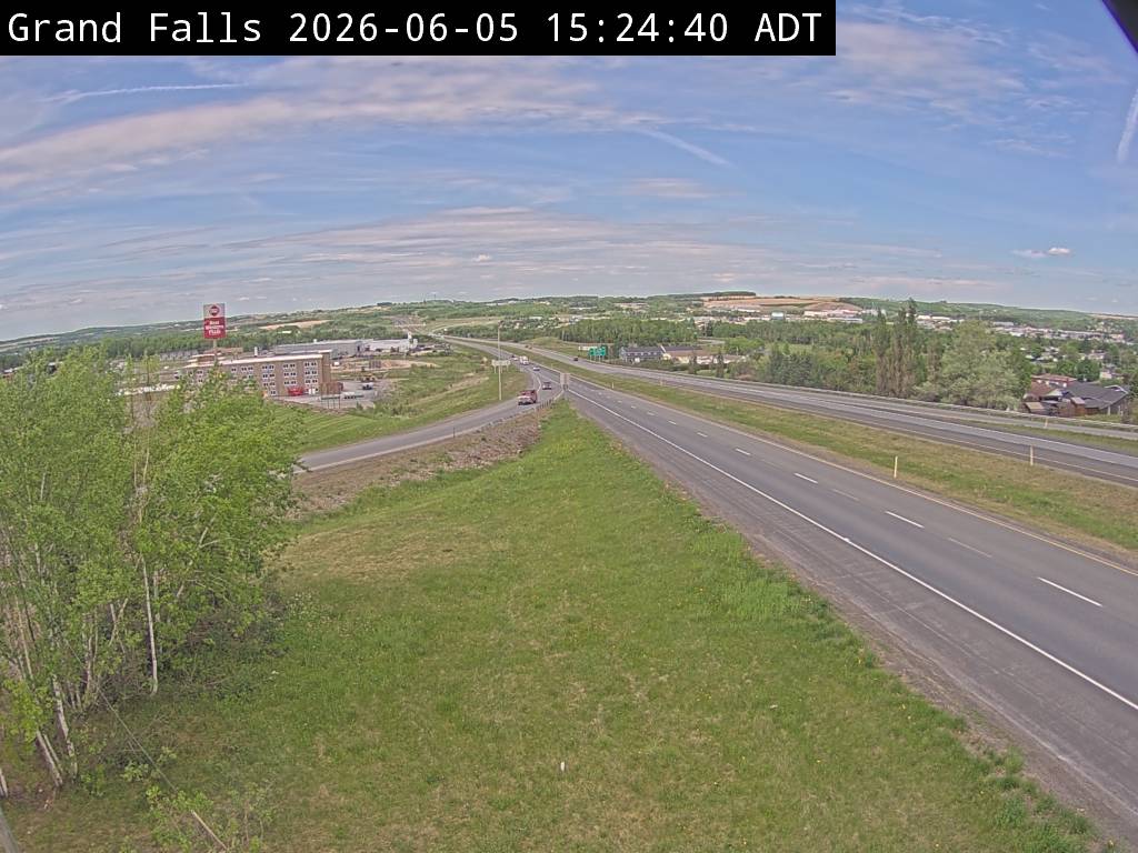 Web Cam image of Grand Falls (NB Highway 2)