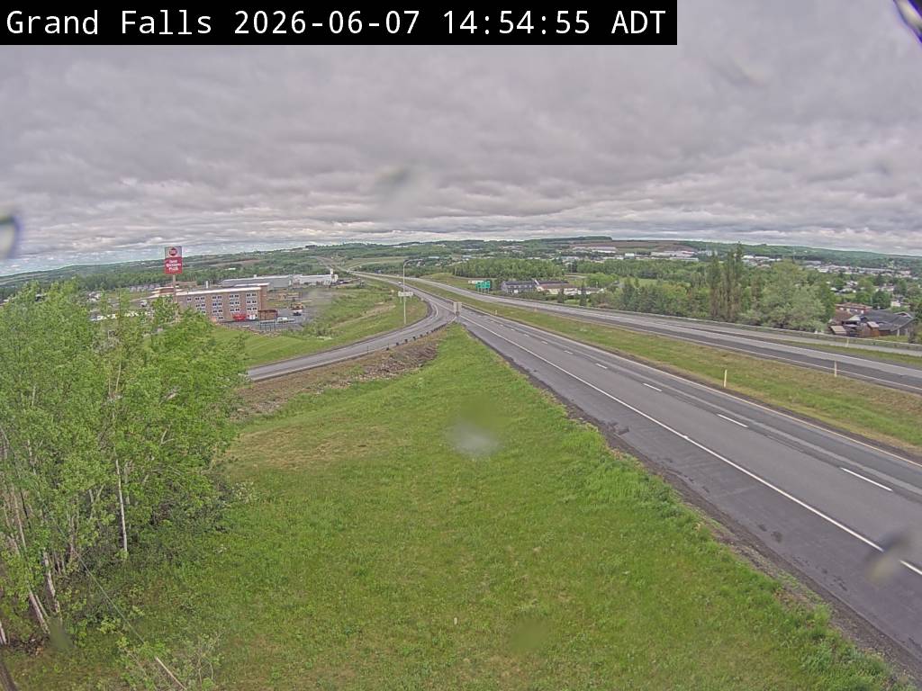 Web Cam image of Grand Falls (NB Highway 2)