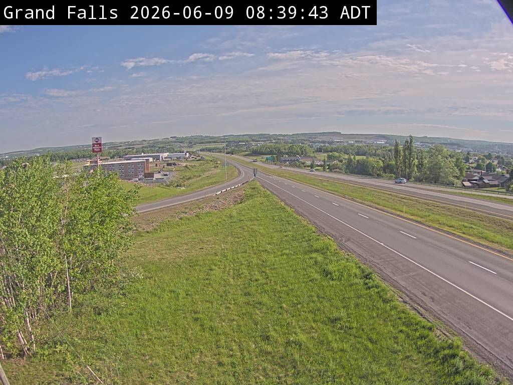 Web Cam image of Grand Falls (NB Highway 2)