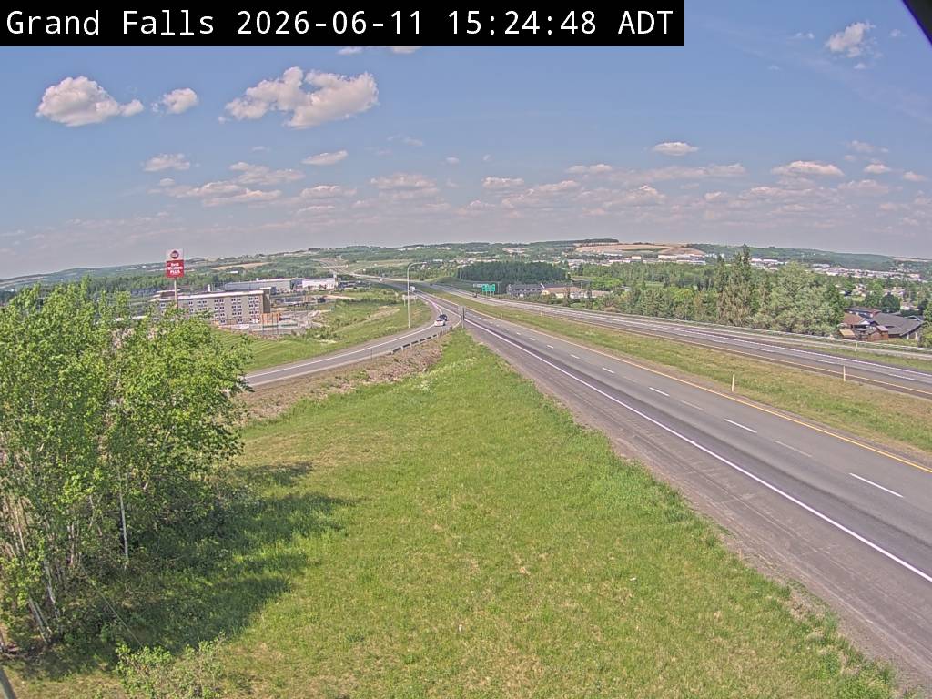 Web Cam image of Grand Falls (NB Highway 2)