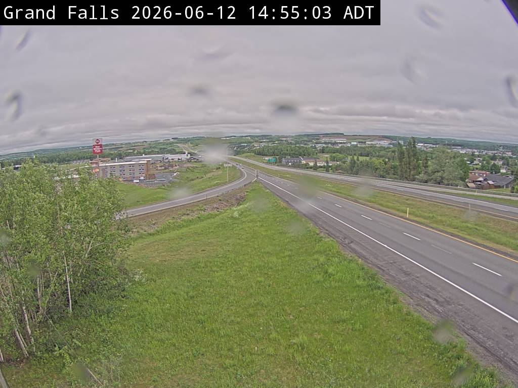 Web Cam image of Grand Falls (NB Highway 2)