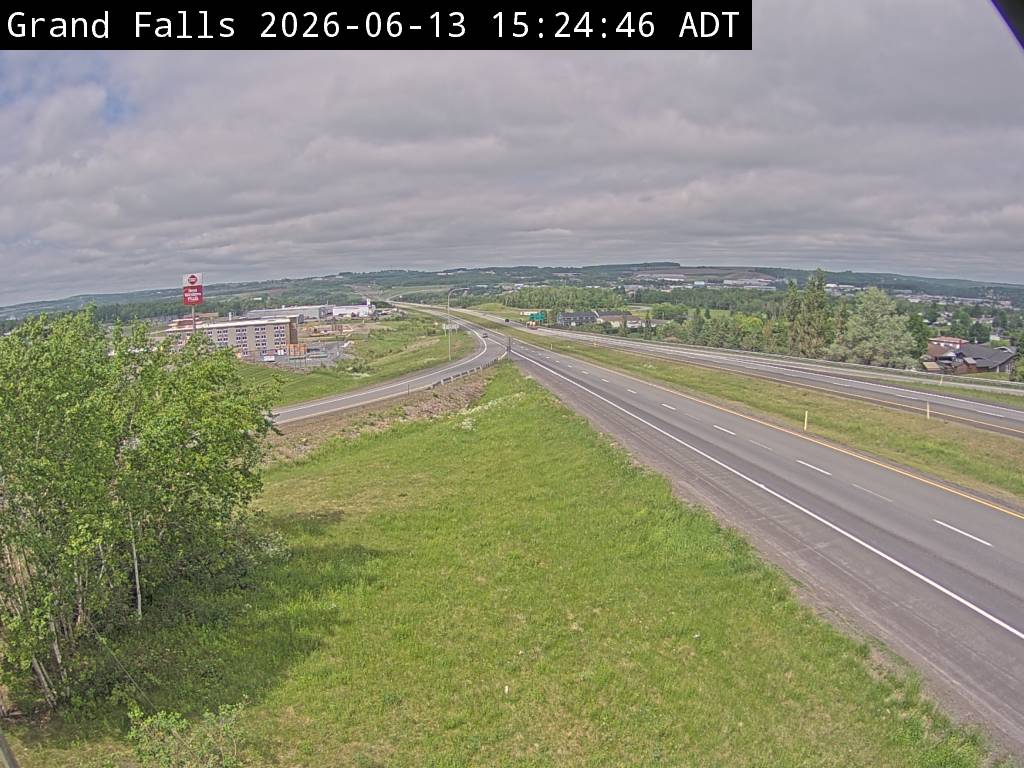 Web Cam image of Grand Falls (NB Highway 2)