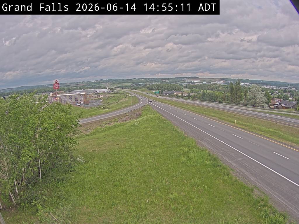 Web Cam image of Grand Falls (NB Highway 2)