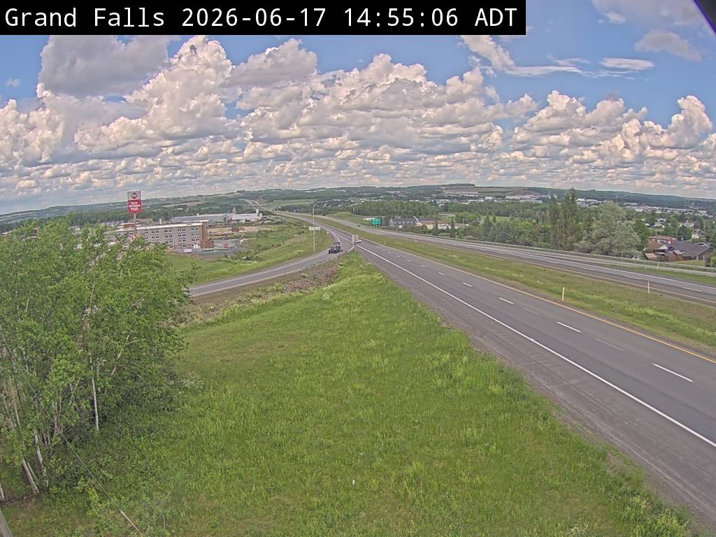 Web Cam image of Grand Falls (NB Highway 2)