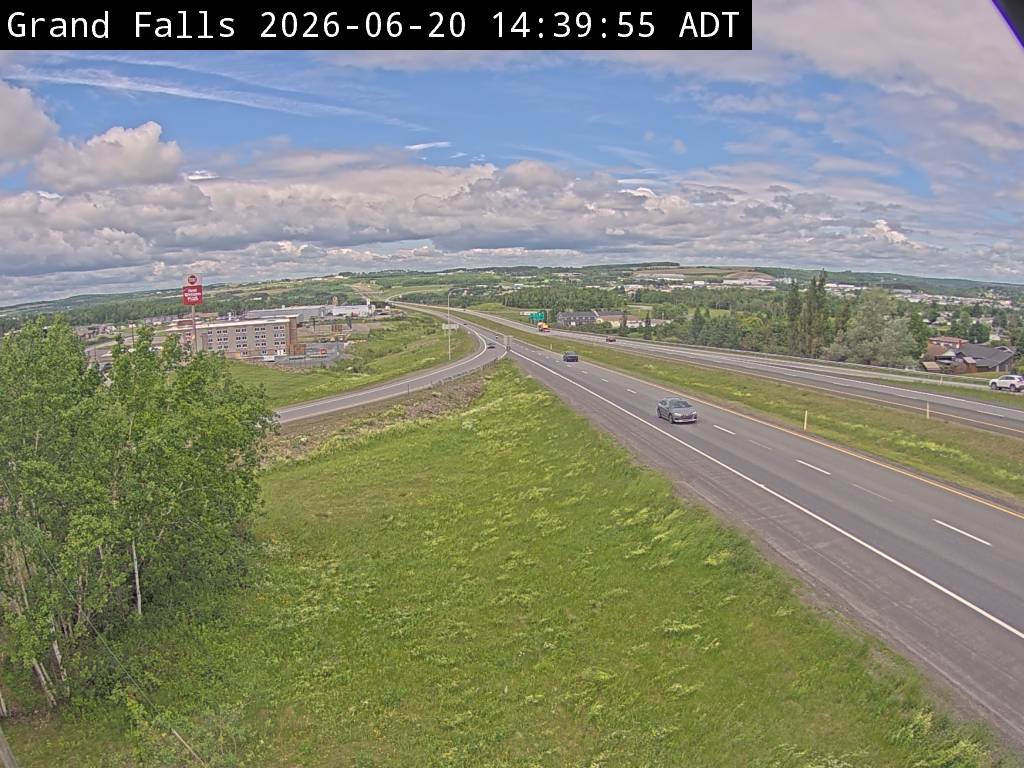 Web Cam image of Grand Falls (NB Highway 2)