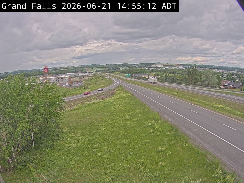 Web Cam image of Grand Falls (NB Highway 2)