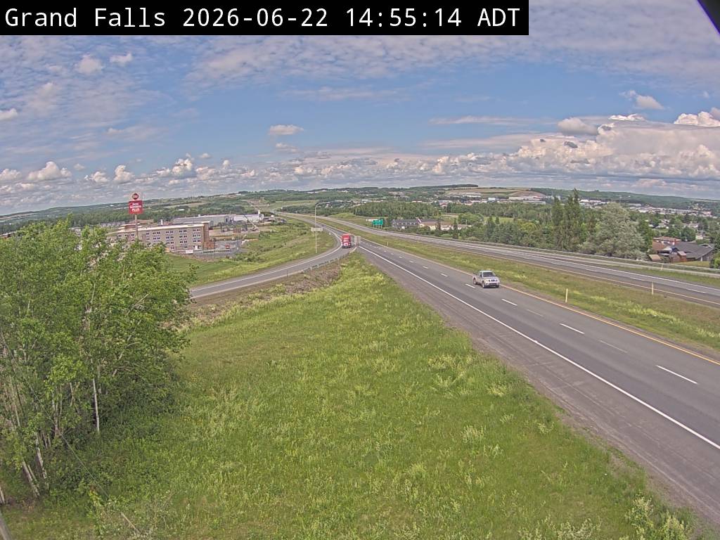 Web Cam image of Grand Falls (NB Highway 2)
