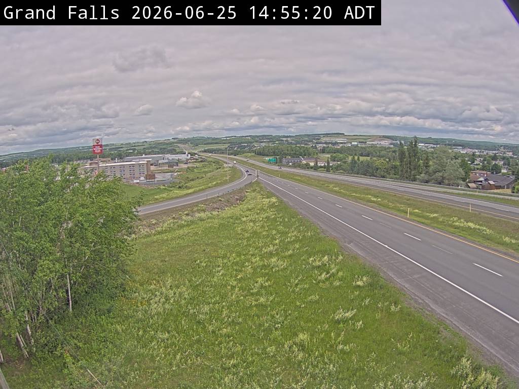 Web Cam image of Grand Falls (NB Highway 2)