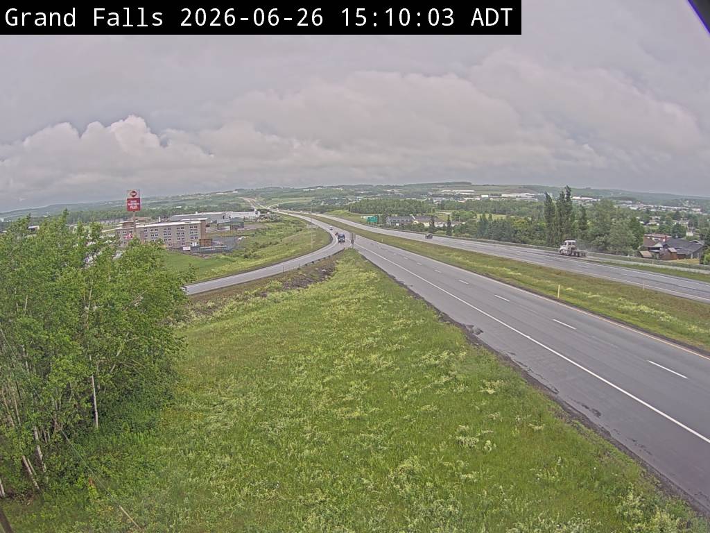 Web Cam image of Grand Falls (NB Highway 2)