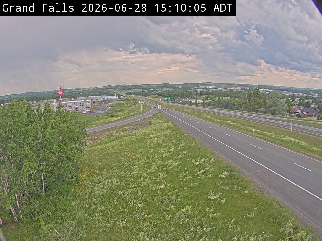 Web Cam image of Grand Falls (NB Highway 2)