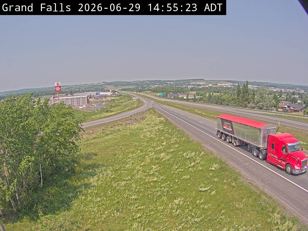 Web Cam image of Grand Falls (NB Highway 2)
