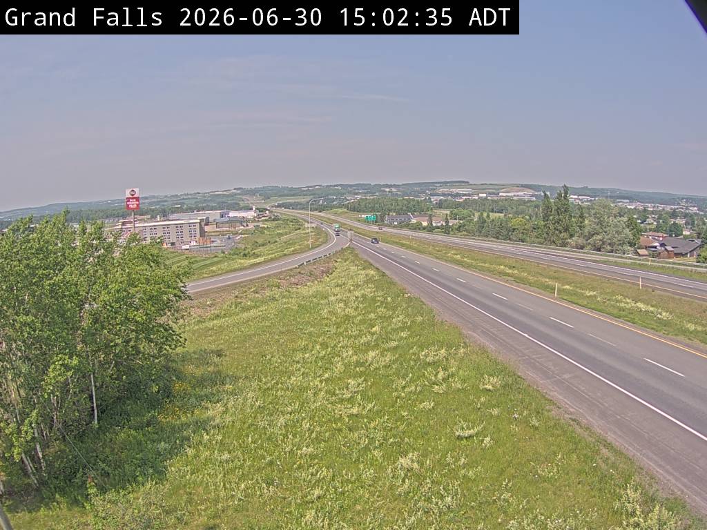 Web Cam image of Grand Falls (NB Highway 2)