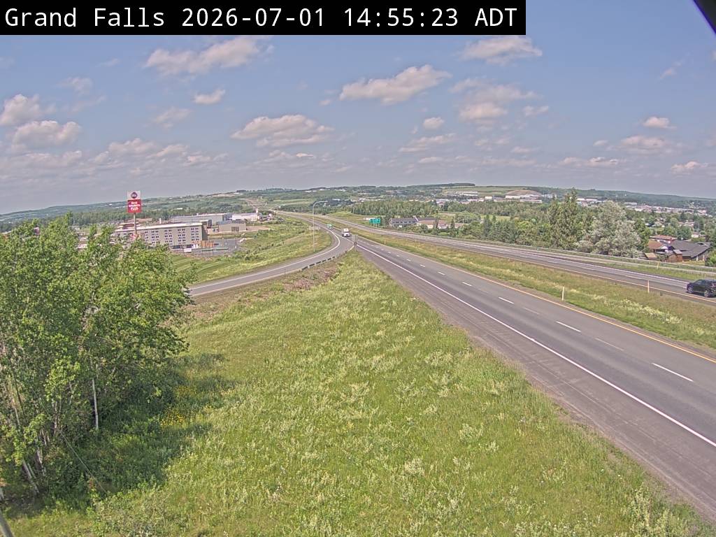 Web Cam image of Grand Falls (NB Highway 2)