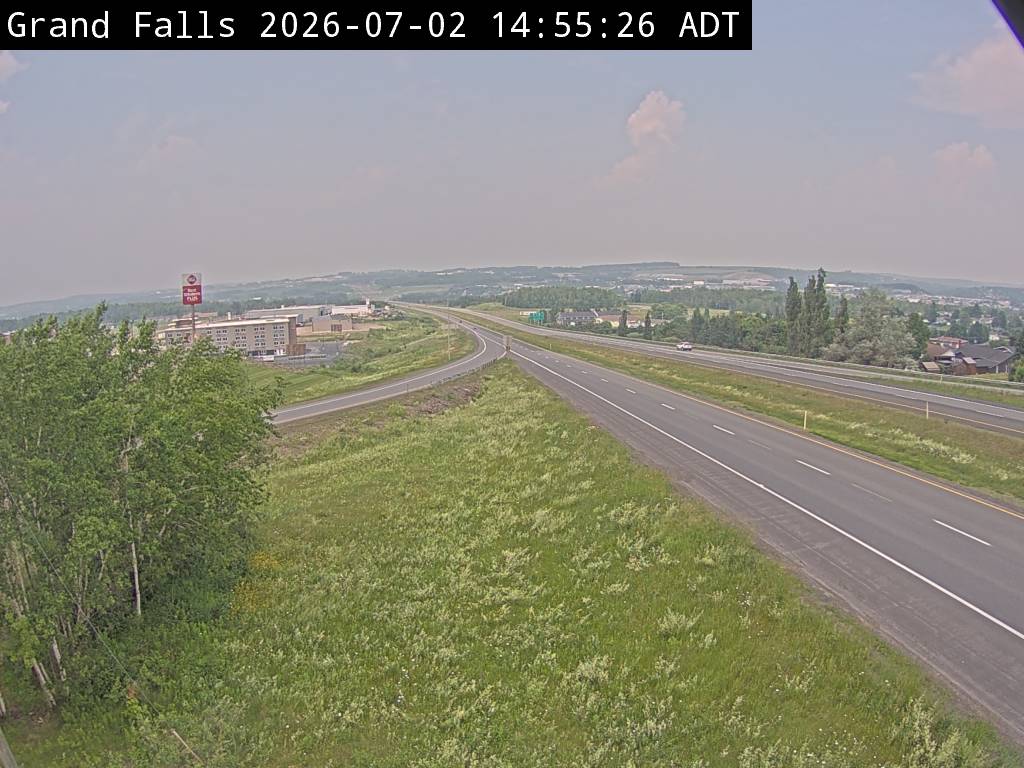 Web Cam image of Grand Falls (NB Highway 2)