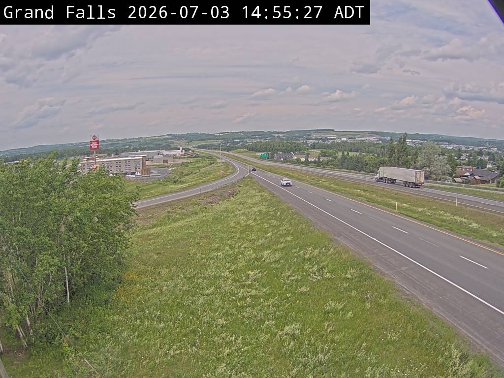 Web Cam image of Grand Falls (NB Highway 2)