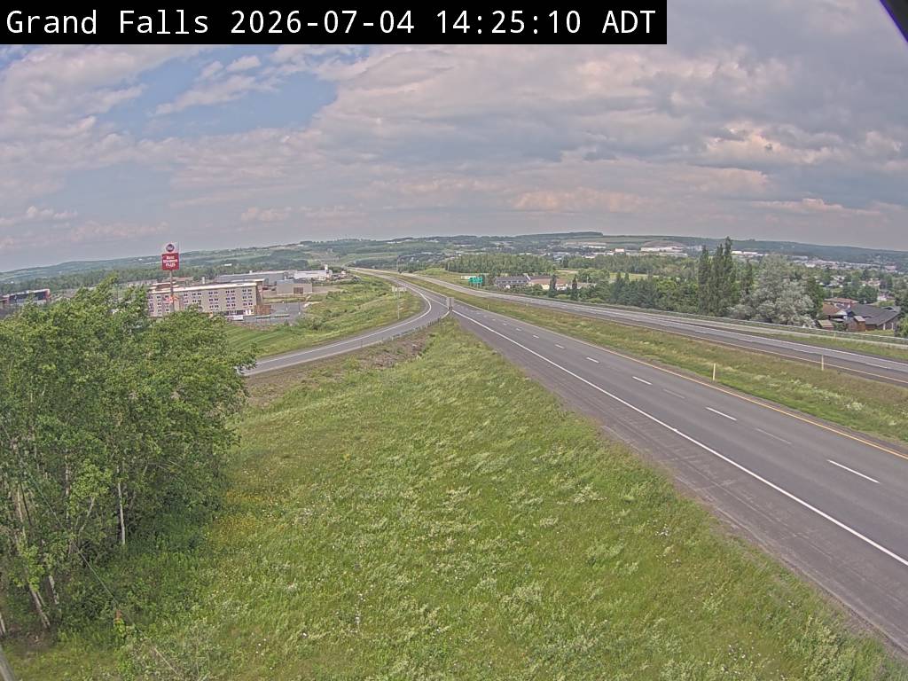 Web Cam image of Grand Falls (NB Highway 2)