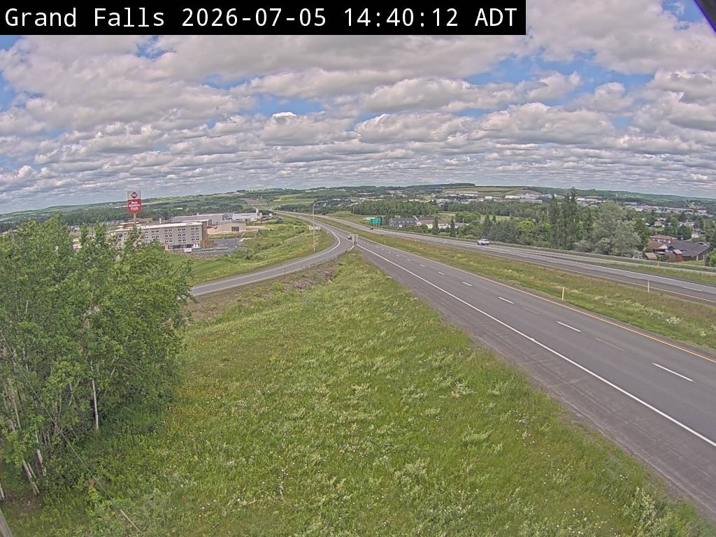 Web Cam image of Grand Falls (NB Highway 2)