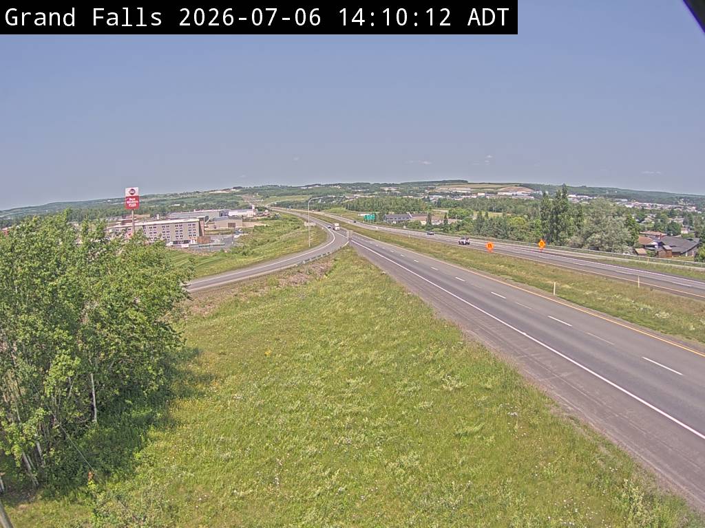Web Cam image of Grand Falls (NB Highway 2)