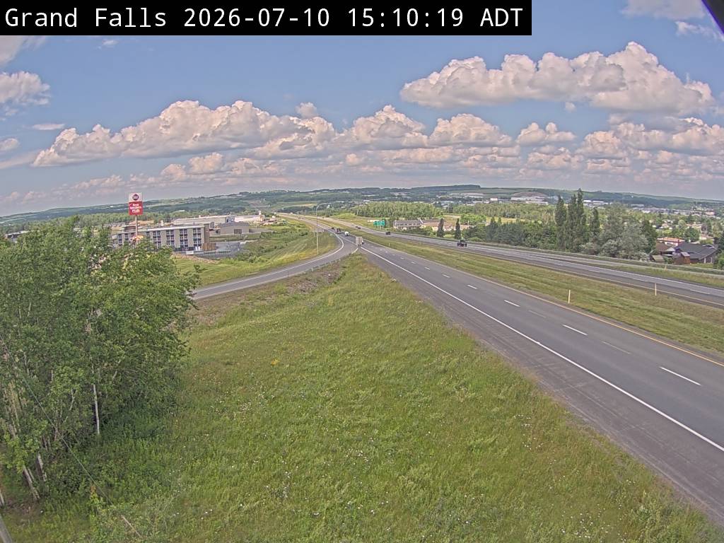 Web Cam image of Grand Falls (NB Highway 2)
