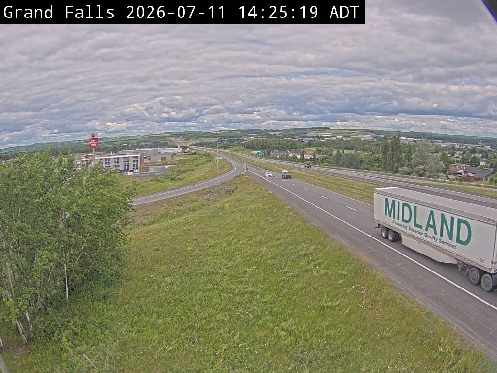 Web Cam image of Grand Falls (NB Highway 2)