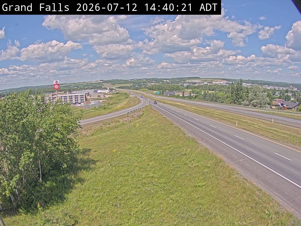 Web Cam image of Grand Falls (NB Highway 2)
