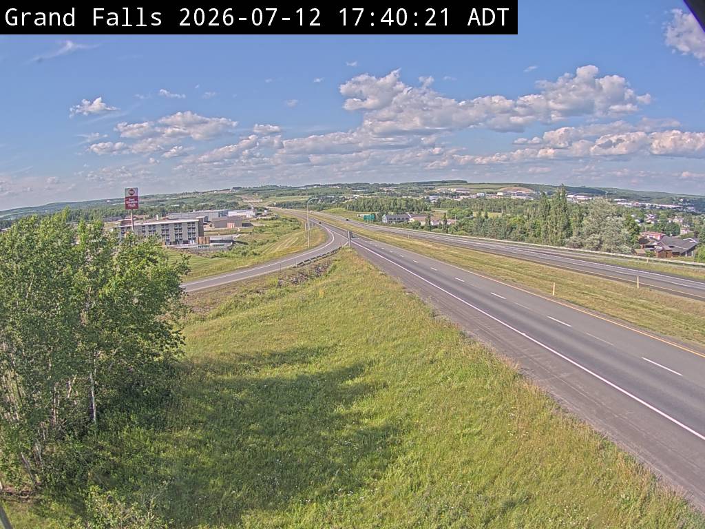 Web Cam image of Grand Falls (NB Highway 2)