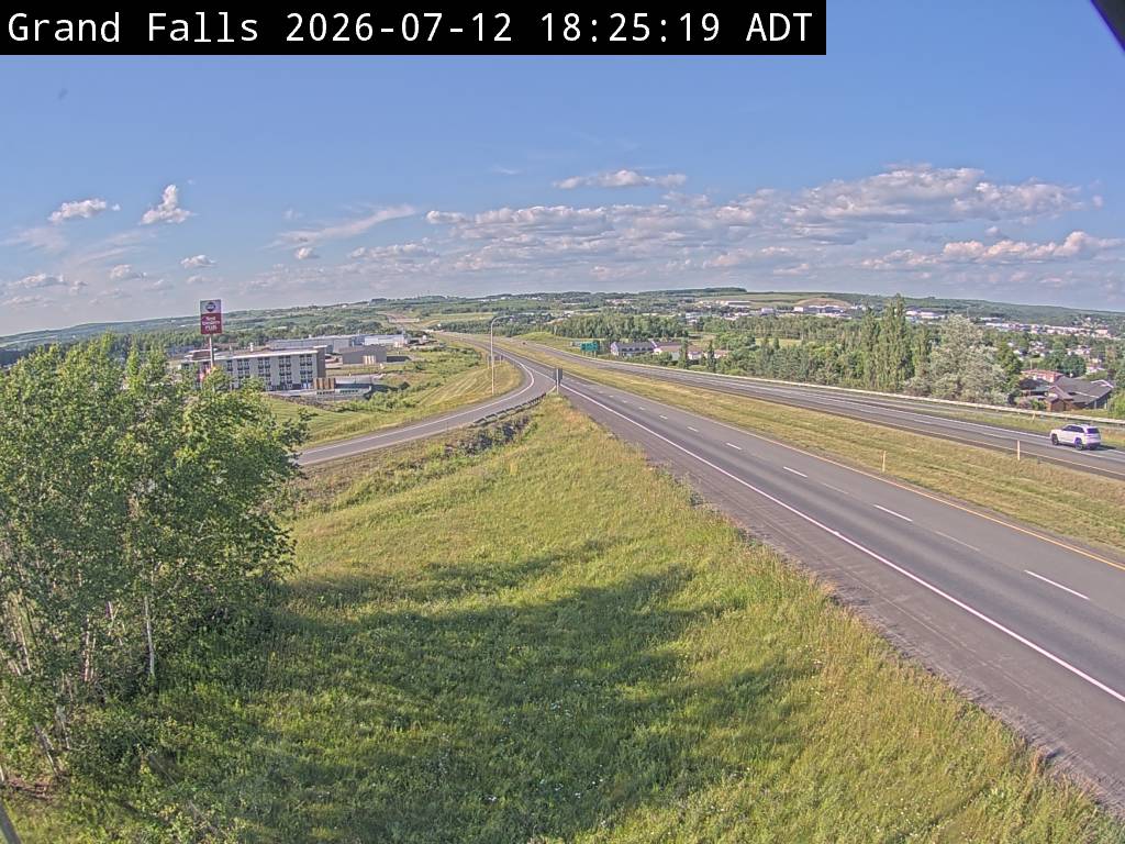 Web Cam image of Grand Falls (NB Highway 2)