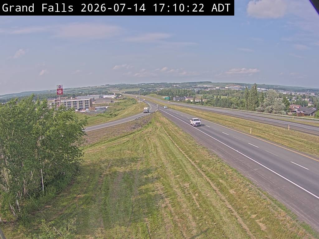 Web Cam image of Grand Falls (NB Highway 2)