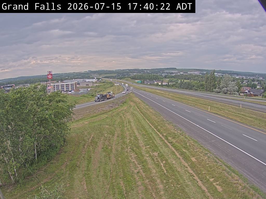 Web Cam image of Grand Falls (NB Highway 2)