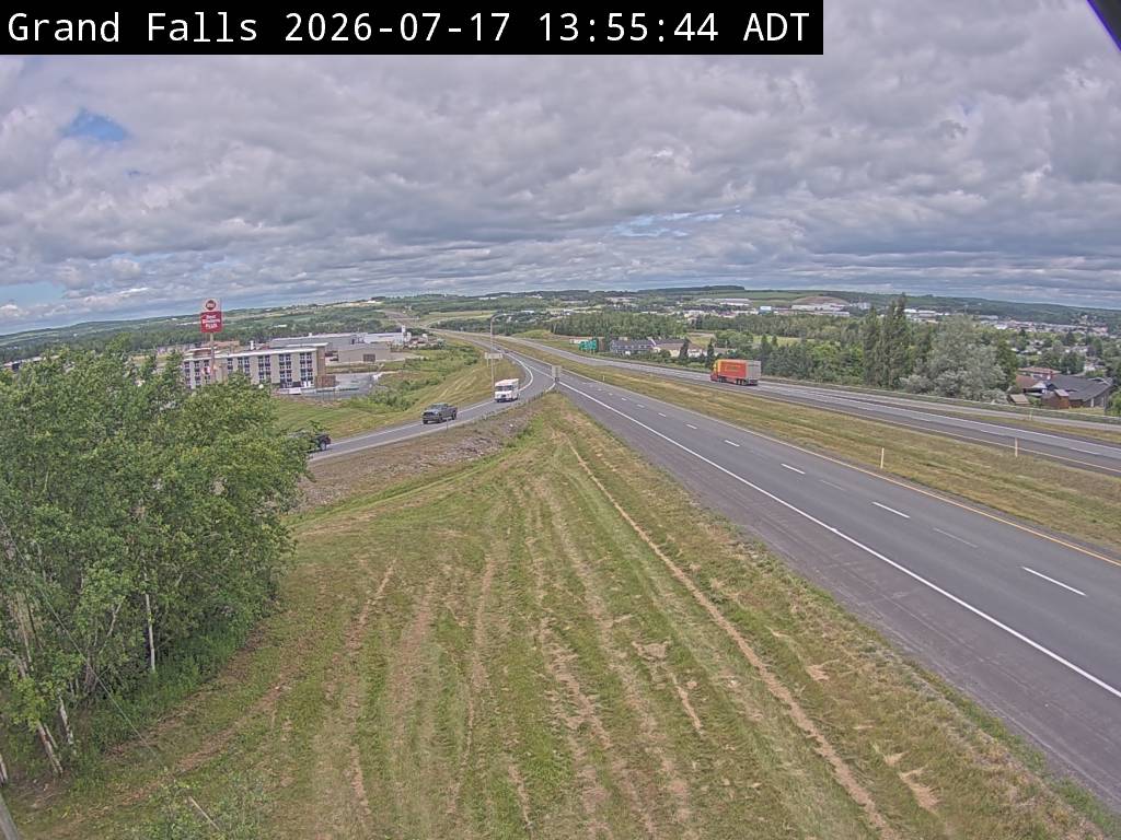 Web Cam image of Grand Falls (NB Highway 2)