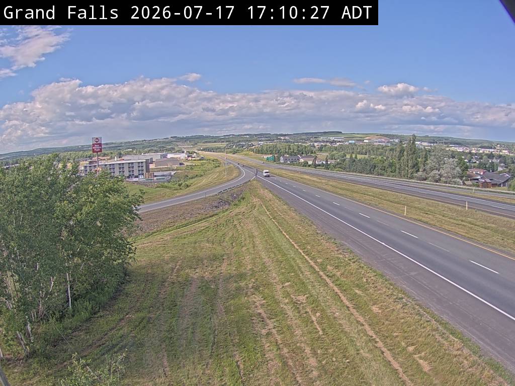 Web Cam image of Grand Falls (NB Highway 2)