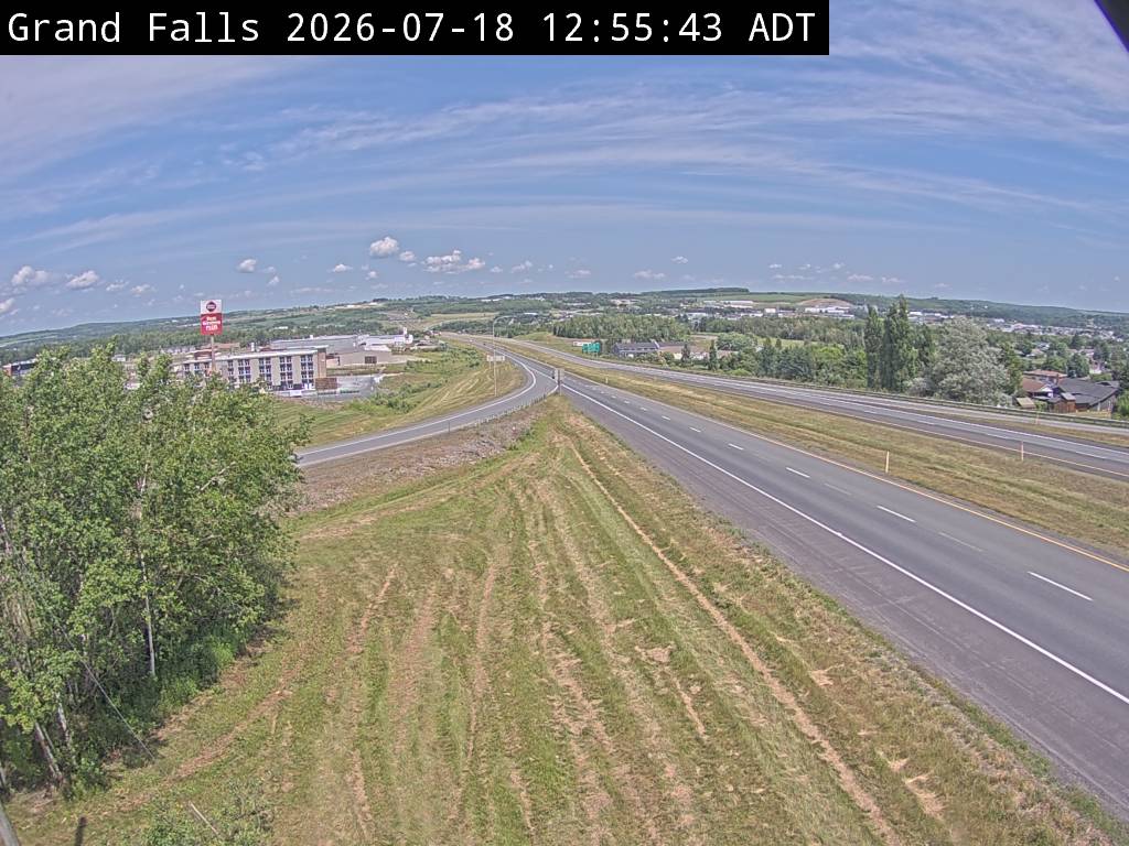 Web Cam image of Grand Falls (NB Highway 2)